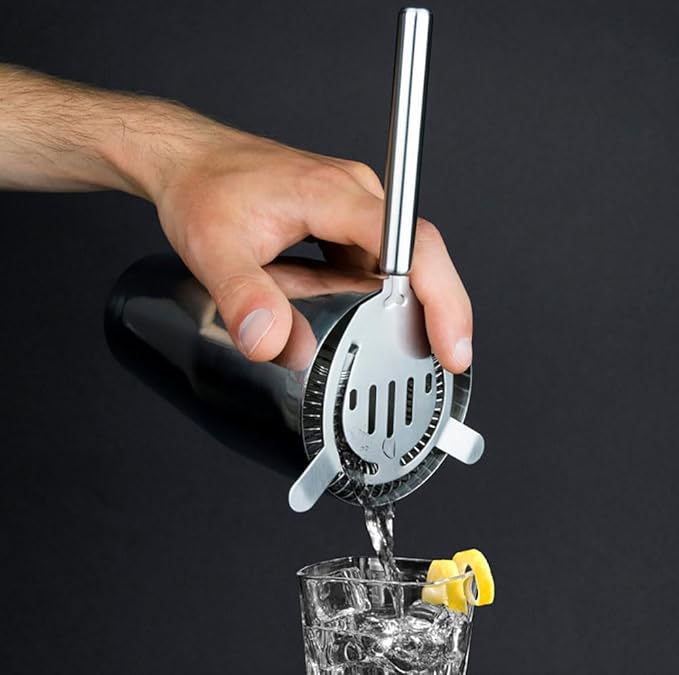 Juego de Coctelería Profesional Silvano – Set 4 piezas en Acero Inoxidable (500 ml)