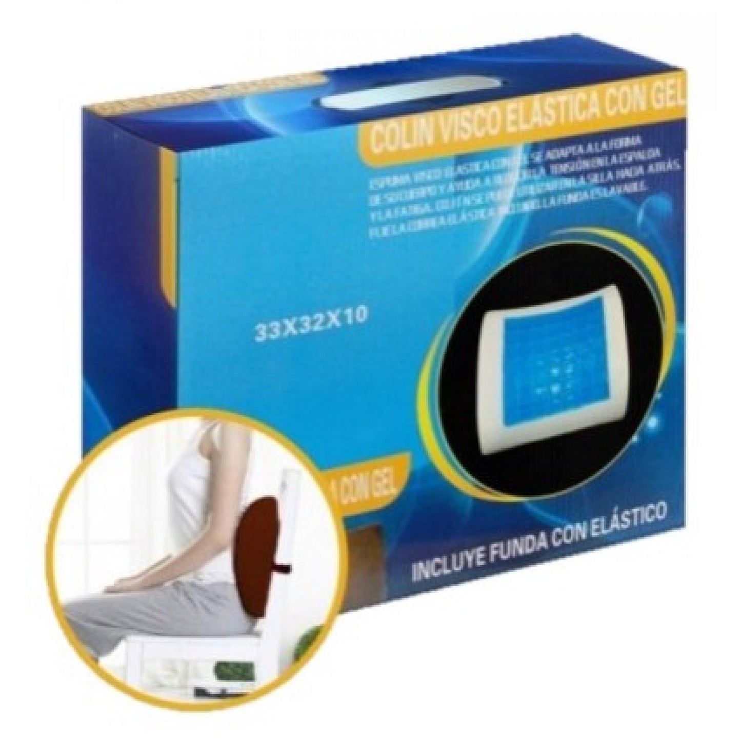 Respaldo Viscoelástico con Gel – Comodidad y Soporte Inteligente