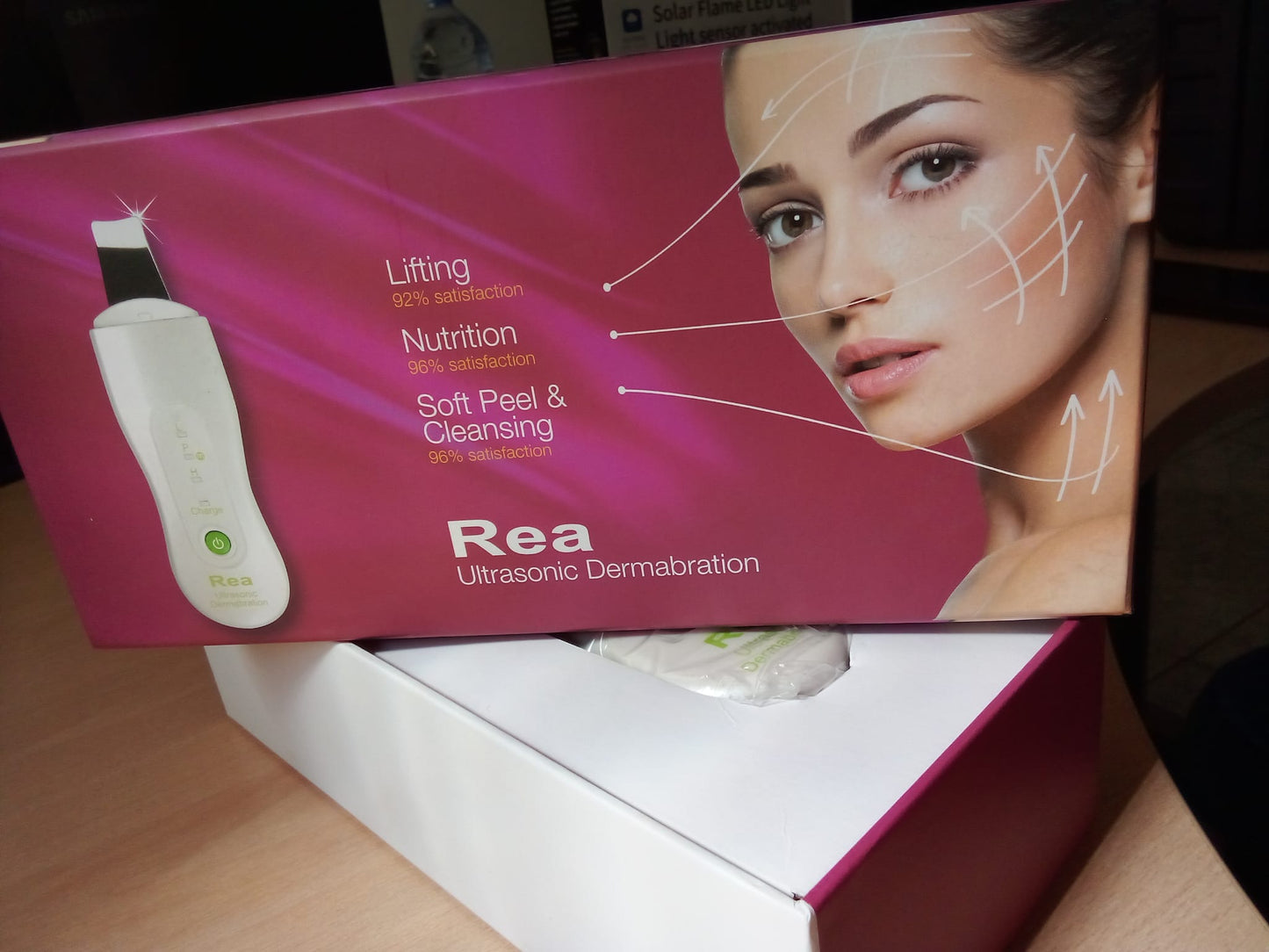 READ ultraSonic Dermoabration, Dermoabrasión ultra sónica, tecnología para limpiar, refrescar y potenciar la piel, limpieza profunda y exfoliante