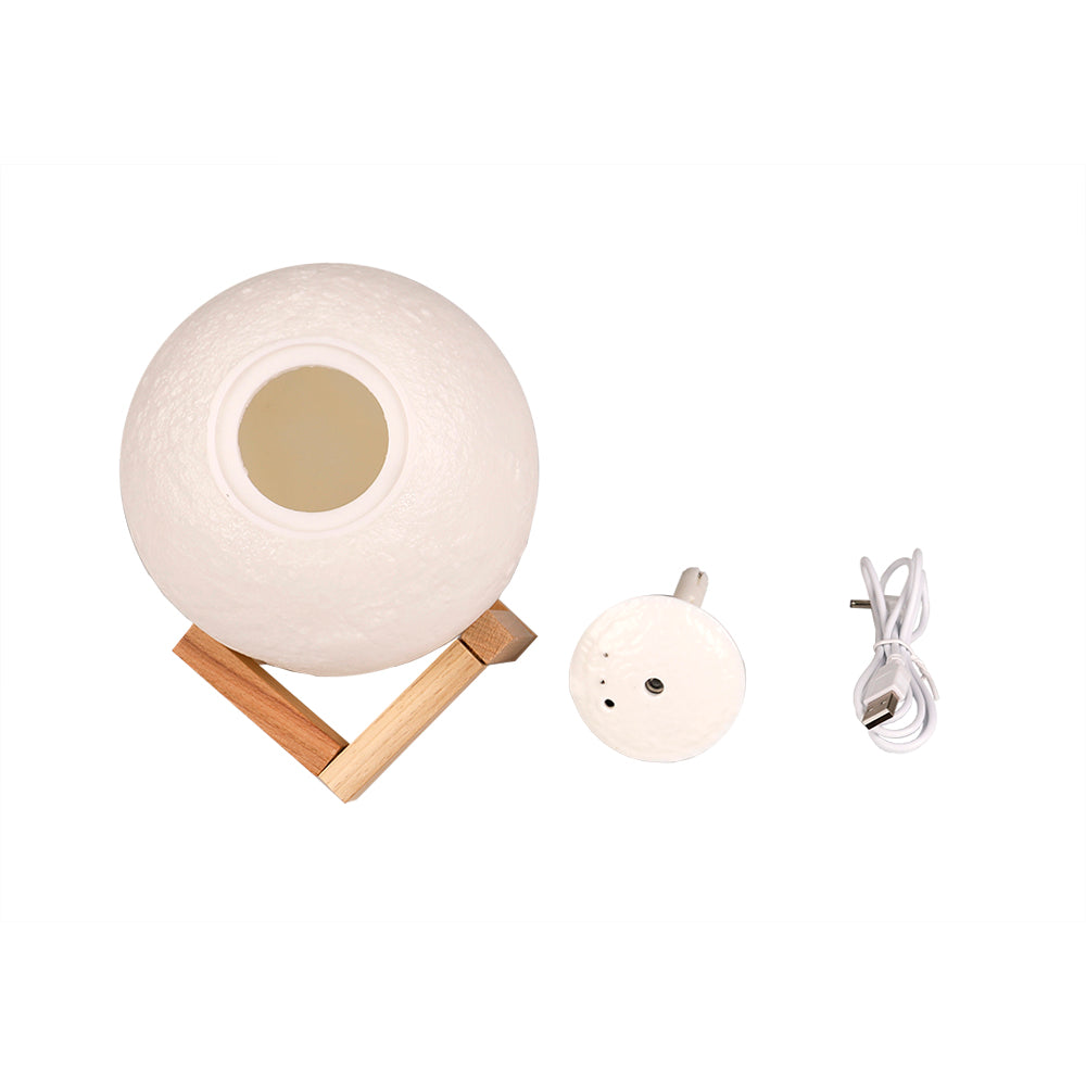 Lampara luna con humidificador