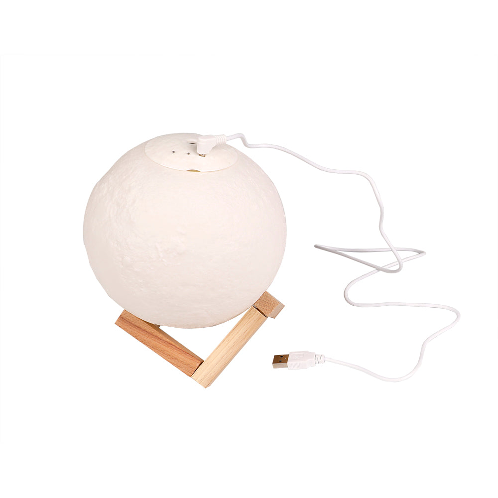 Lampara luna con humidificador