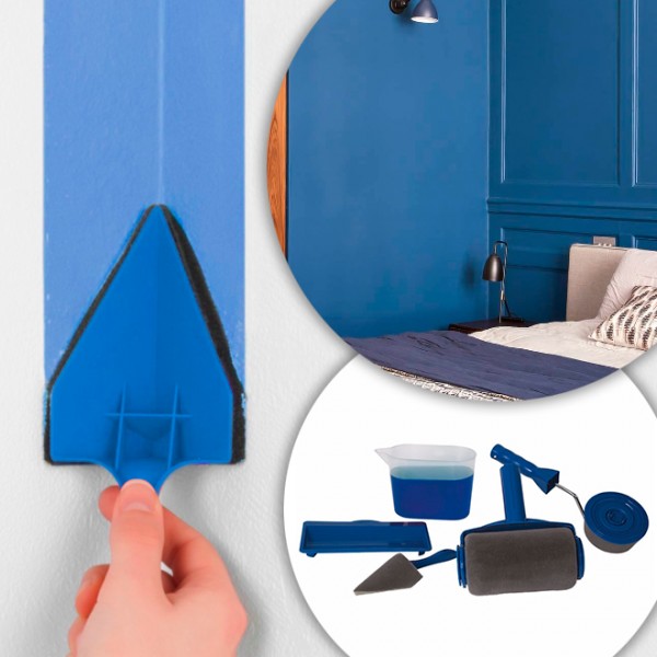 Rodillo de Pintura Recargable – Set Completo para un Acabado Profesional sin Derrames