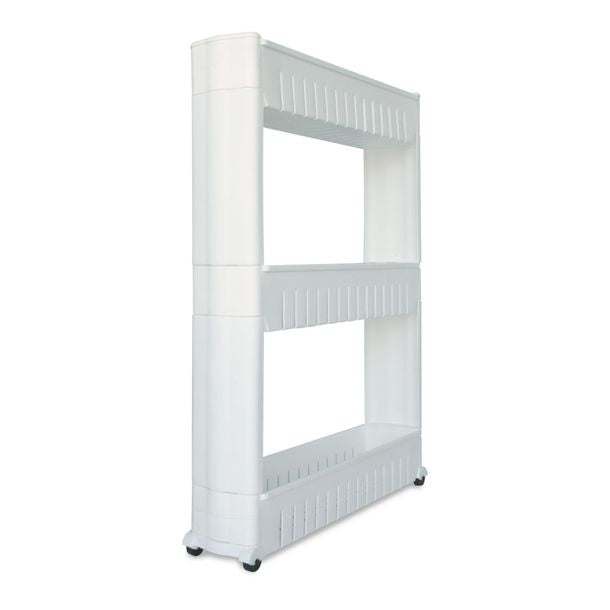 Carrito organizador con ruedas para cocina y baño en 3 alturas