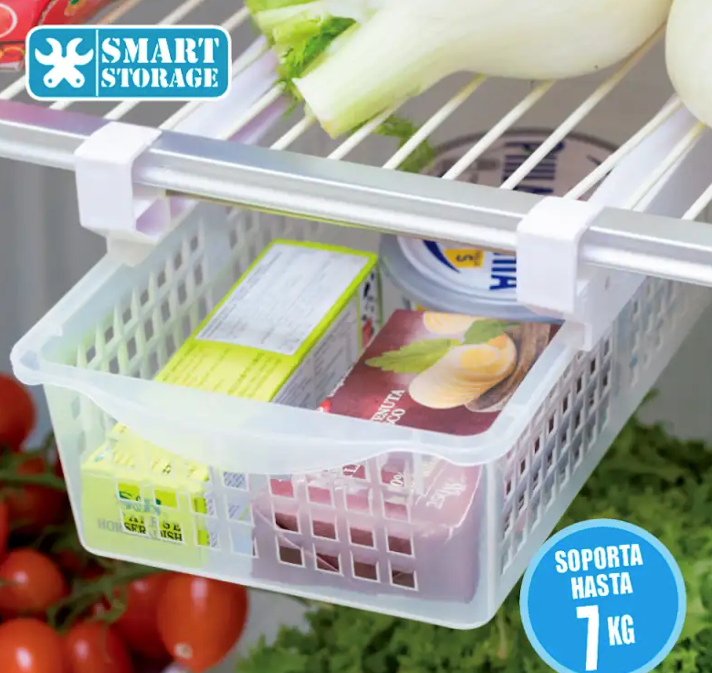 Cajón Multiusos Extensible – Canasta Retráctil sin Herramientas (37‑60 cm)