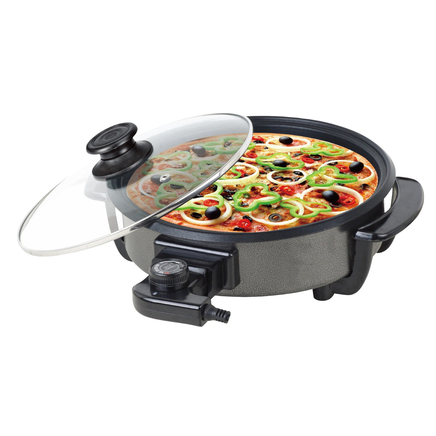 Paellera Eléctrica / Pizza Pan de 42 cm - 1500W