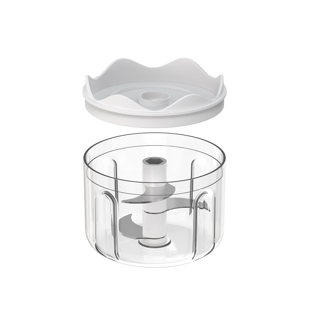 Picadora Recargable USB BN3528 – 300 ml, Batería 1300 mAh, Cristal