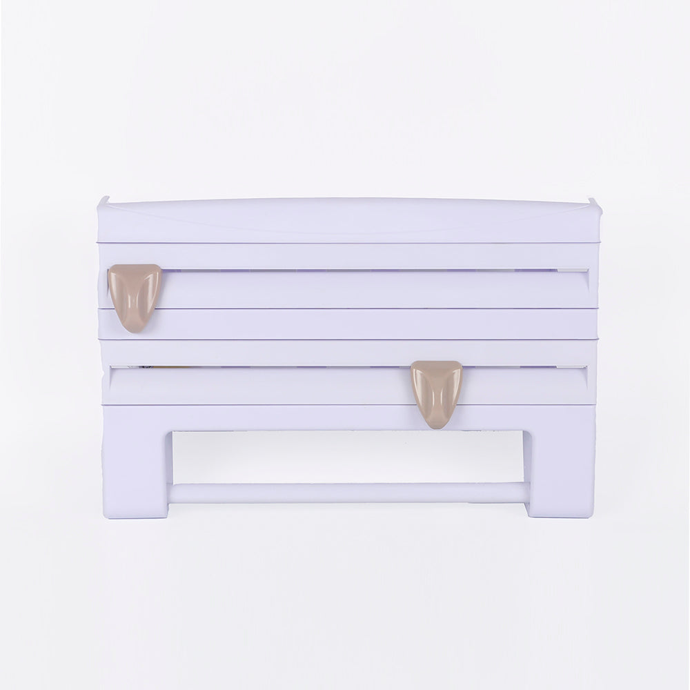 Portarrollos de cocina Organizador Multifuncional con 3 Dispensadores