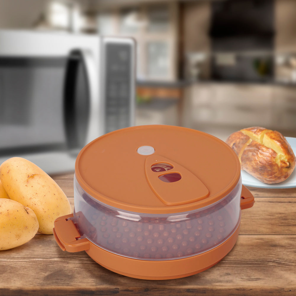 Vaporera Microondas para Patatas Asadas Cocción Saludable y Rápida