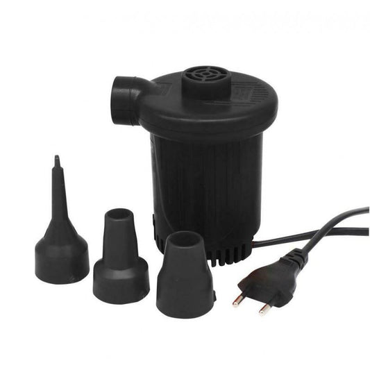 SILVANO Inflador Eléctrico Portátil 220V | 150W, 3 Boquillas, Inflado y Desinflado Rápido, Ideal para Colchones, Flotadores y Accesorios de Playa o Camping