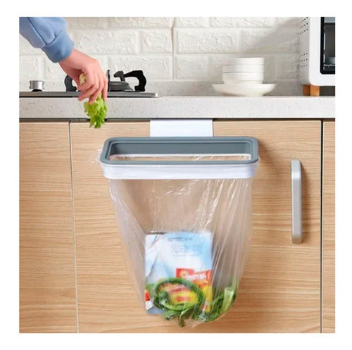 2x Soporte para Bolsas de Plástico con Tapa – Práctico, Duradero y Sin Instalación