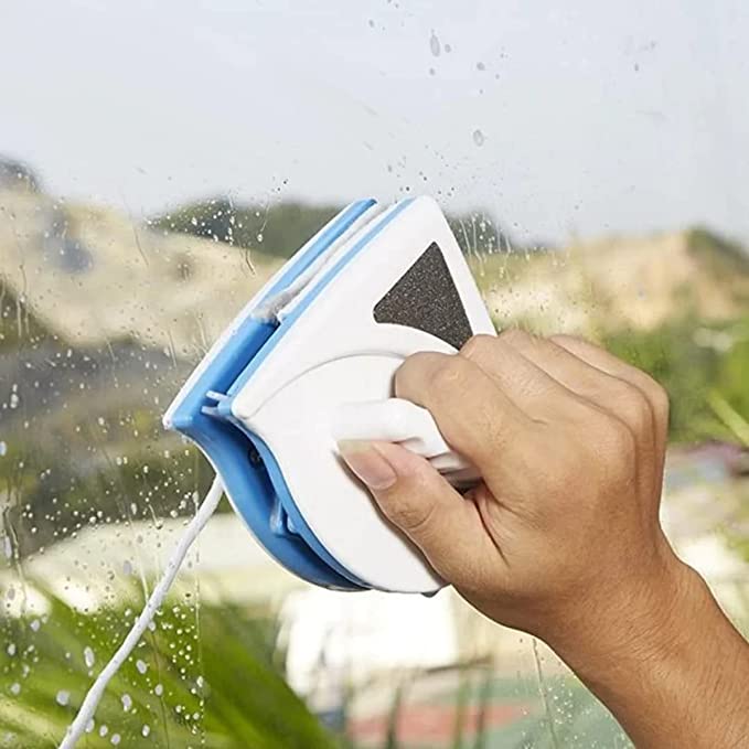 Limpia Cristales Magnético de Doble Cara – Limpieza Simultánea por Ambos Lados del Vidrio