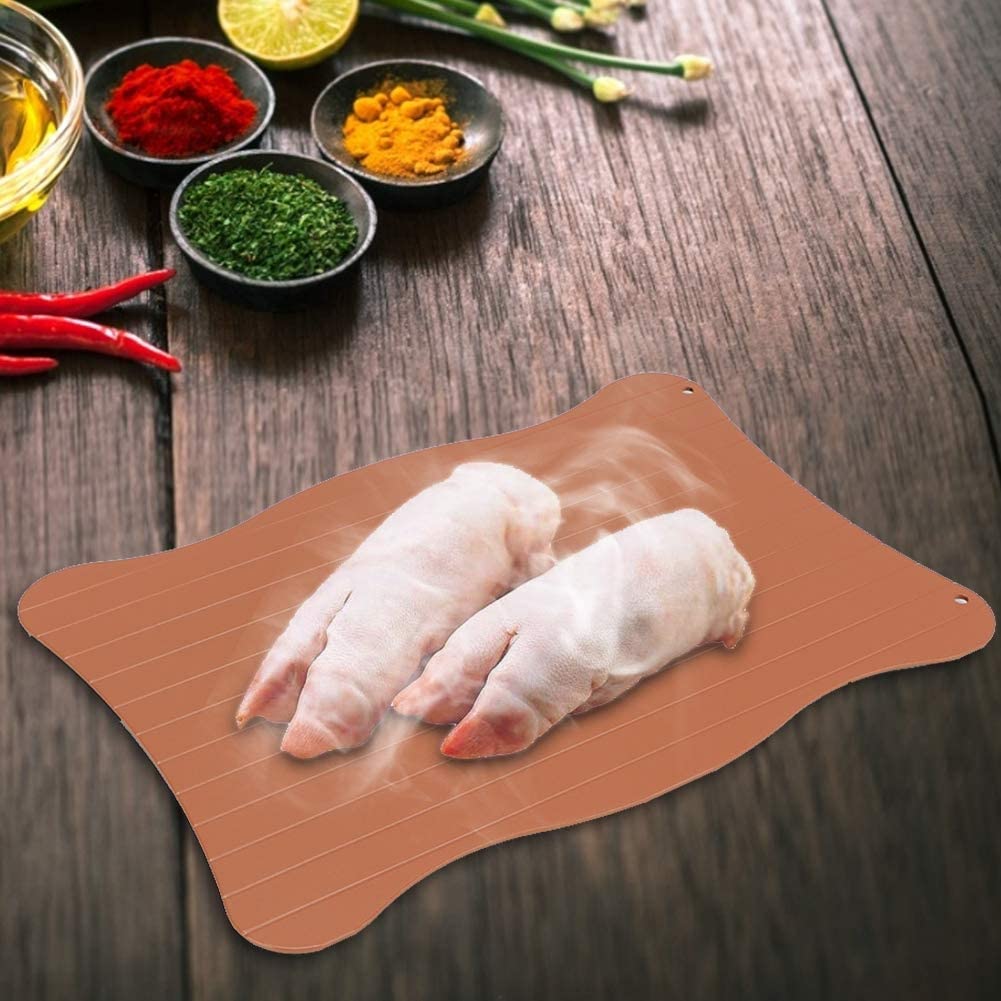 Bandeja descongeladora de carne y pescado, Descongelamiento rápido, descongelación rápida teniendo en cuenta el ahorro de energía