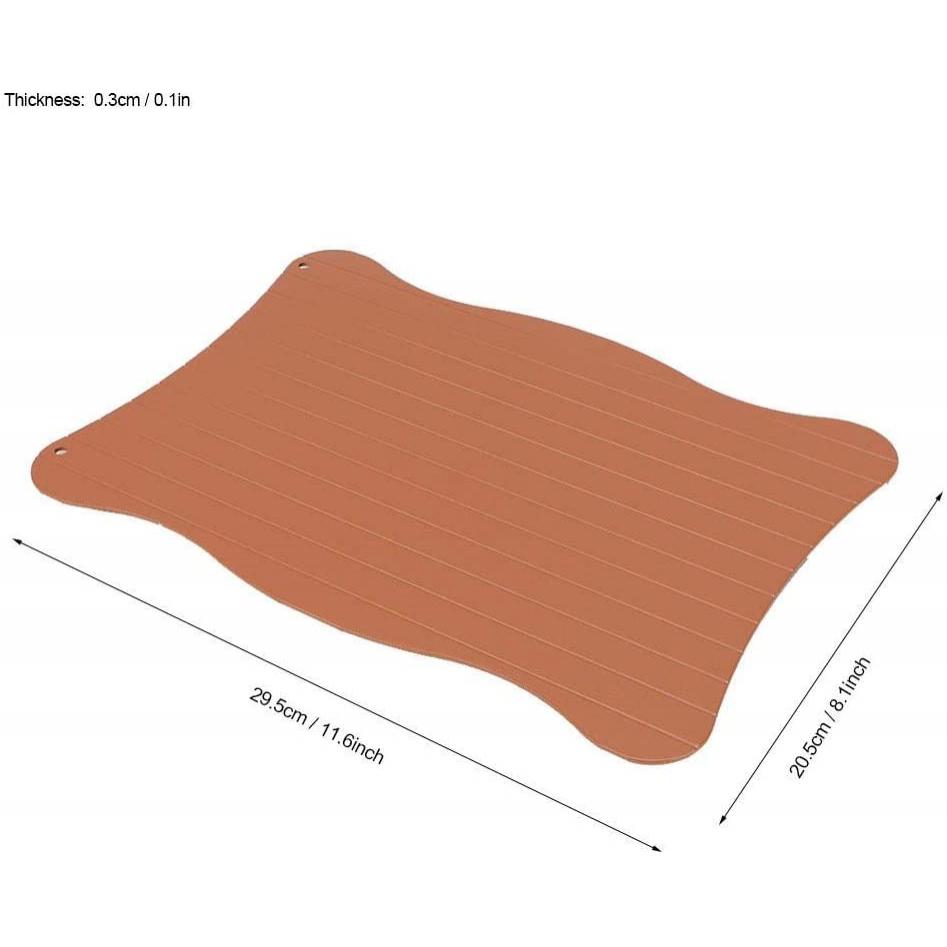 Bandeja descongeladora de carne y pescado, Descongelamiento rápido, descongelación rápida teniendo en cuenta el ahorro de energía