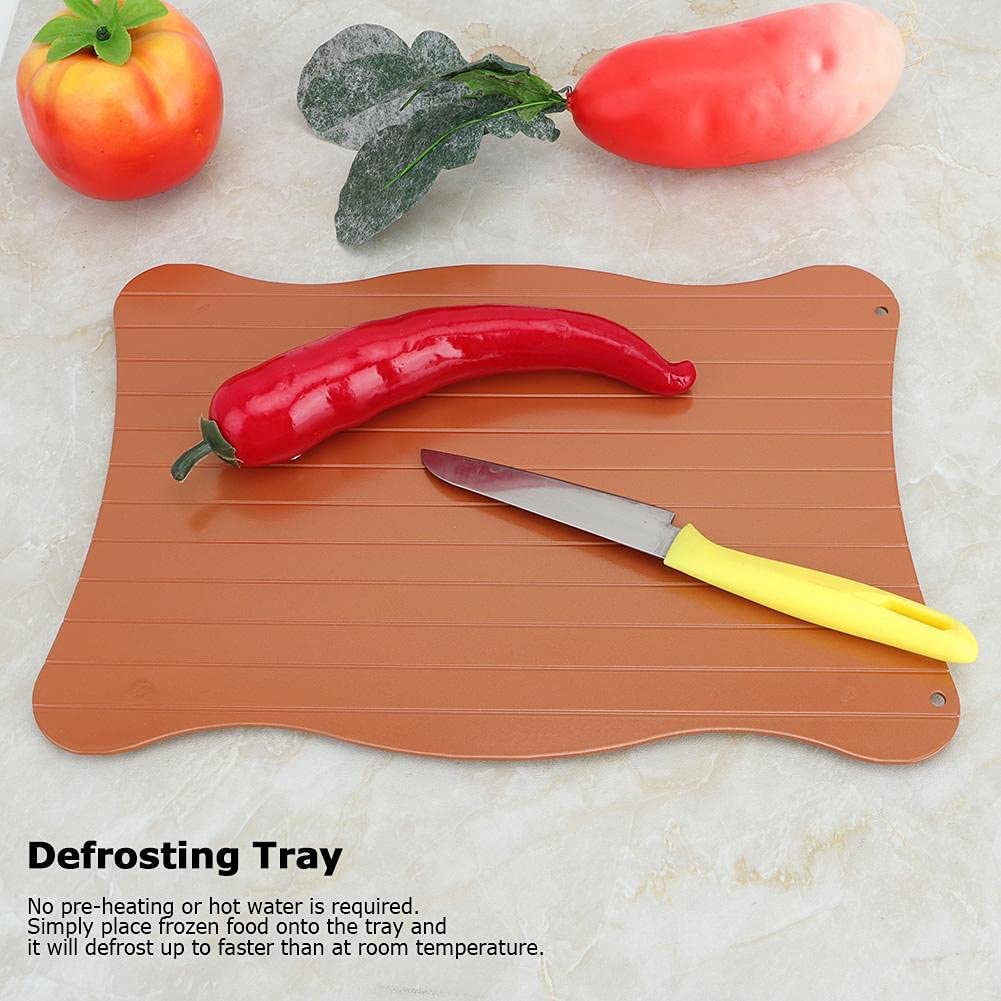 Bandeja descongeladora de carne y pescado, Descongelamiento rápido, descongelación rápida teniendo en cuenta el ahorro de energía