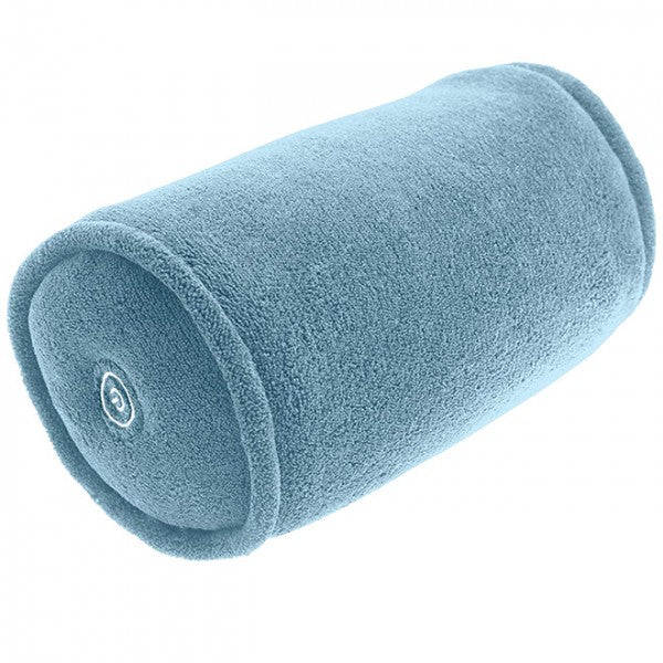 Almohada de Viaje redonda, llévala a donde quieras, funciona con pilas, almohada con masaje cervicales