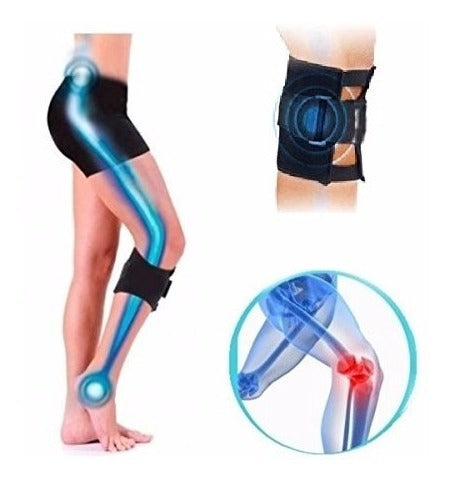 Rodillera Be Active – Alivio del Dolor Mediante Acupresión, Diseño Discreto y Versátil para Ambas Piernas