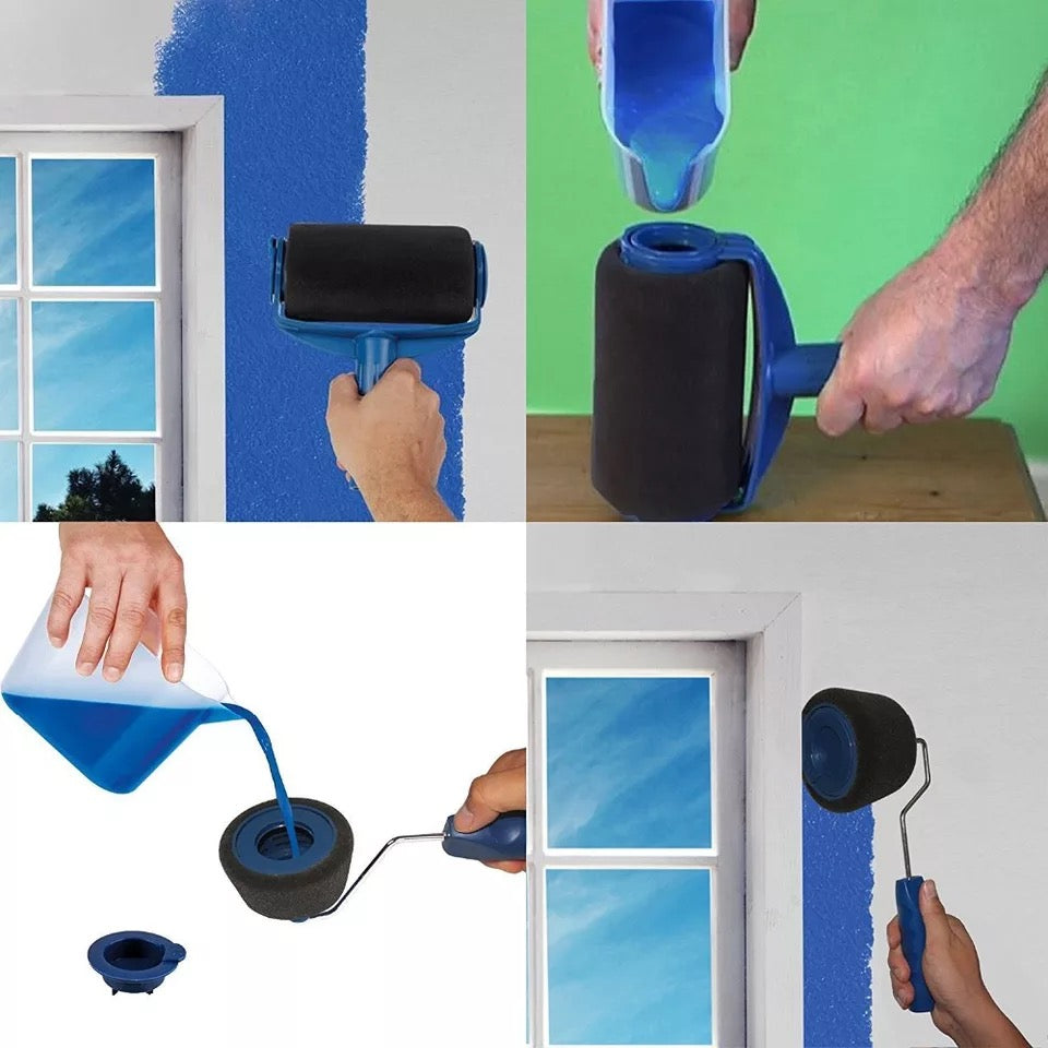 Rodillo de Pintura Recargable – Set Completo para un Acabado Profesional sin Derrames